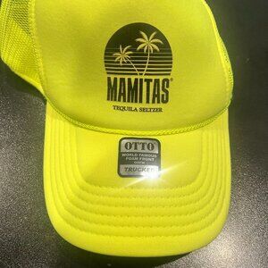 OTTO Mamitas Tequila Seltzer Bright Yellow Neon Unisex Hat One Size Fits Most